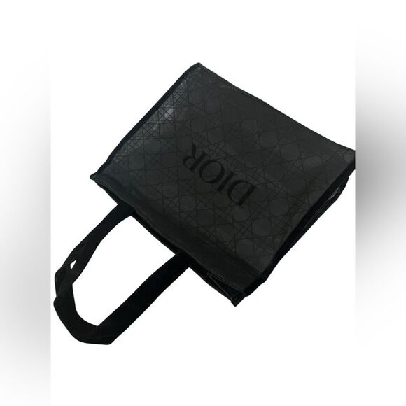 DIOR Mesh Tote with Velvet Trim - Picture 3 of 8